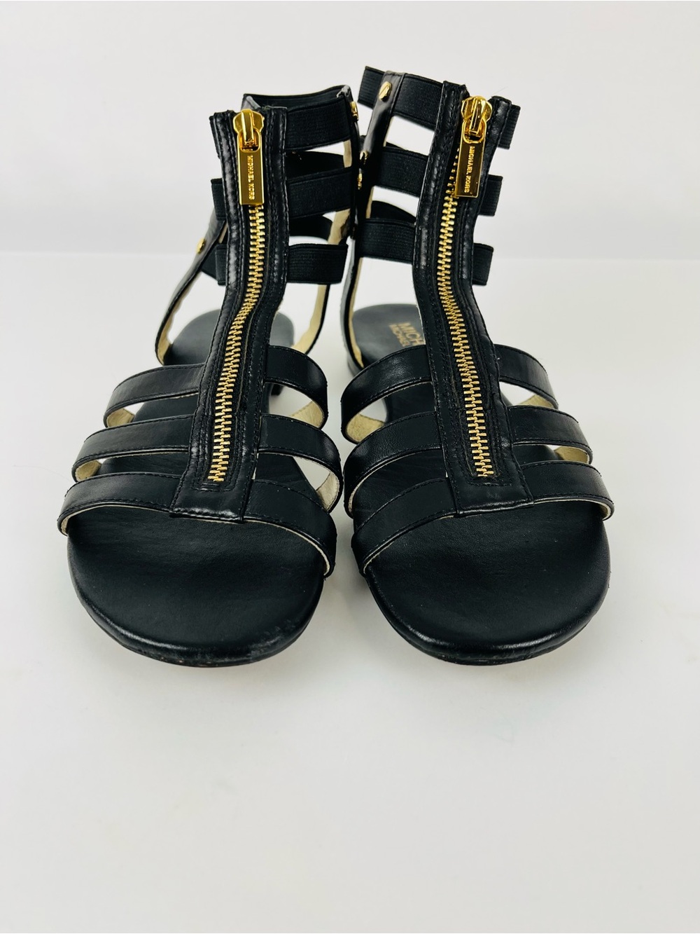 MICHAEL Michael Kors "Codie" Vachetta Leather Gladiator Sandals Size 7.5 - Picture 7 of 14